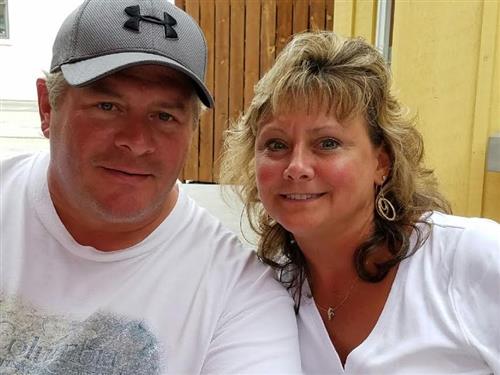My husband and me 